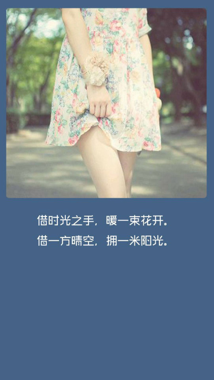 借时光之手，暖一束花开。