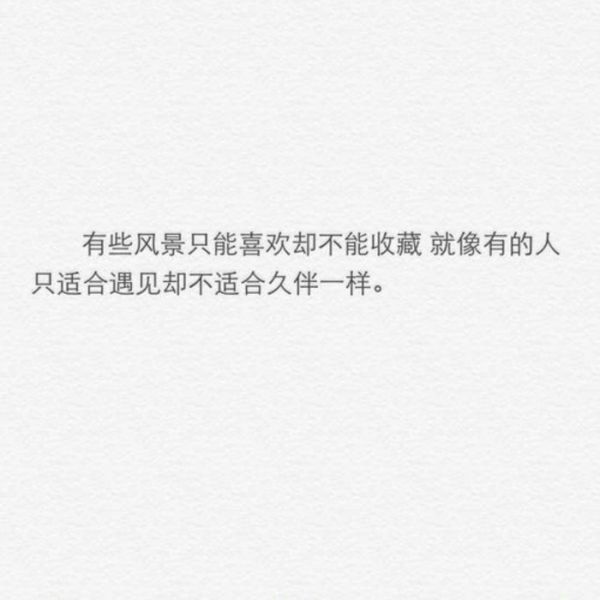 有些人，只适合遇见