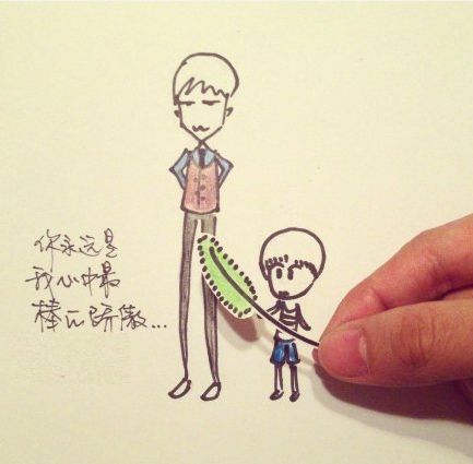 这对上辈子拯救了银河系的暖男父子