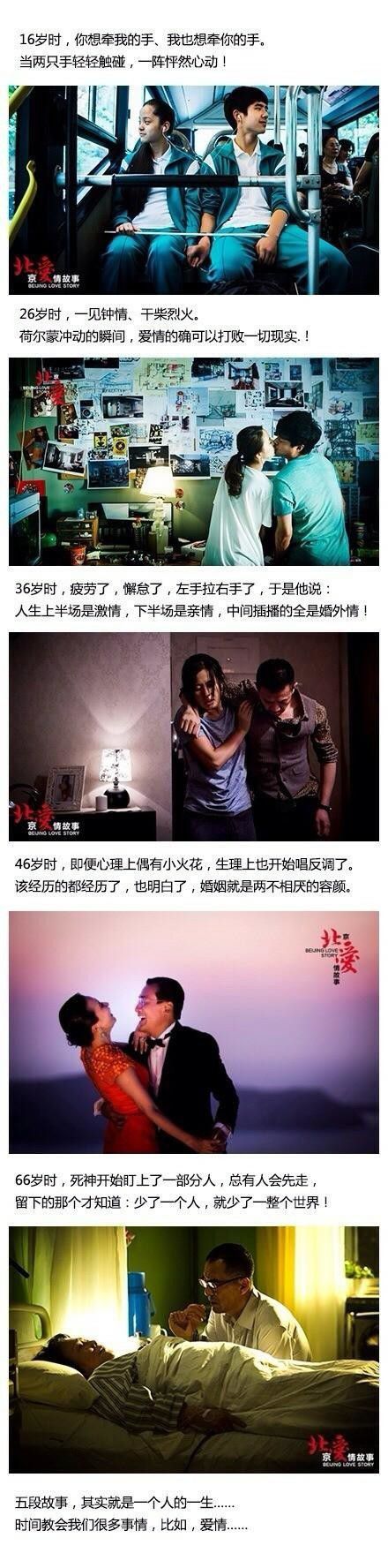 五段故事，其实就是一个人的人生